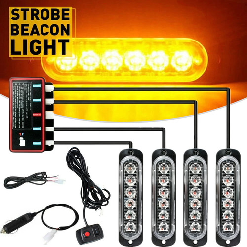 Led amber recovery strobe - amber,