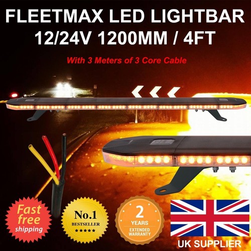 Led amber beacon light bar - led,