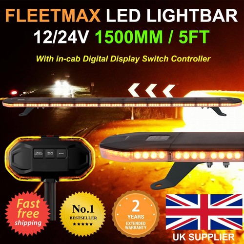Led amber light bar strobe - led,