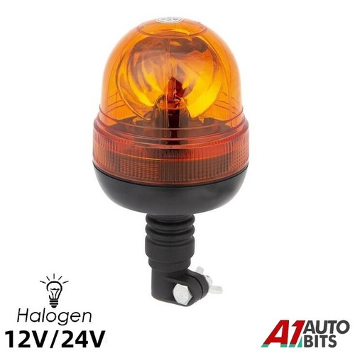 Rotating flashing amber beacon - flashing,