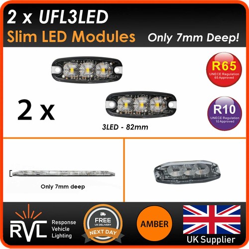 Pair 12v 24v 3led - of,